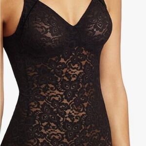 Elegant Black Lace Bodysuit